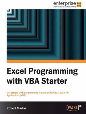 cover image of Excel Programming with VBA Starter
